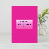 Carte de vœux Joyeuse Saint-Valentin (Debout devant)