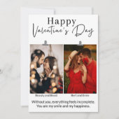 Carte de vœux Joyeuse Saint-Valentin (Devant)
