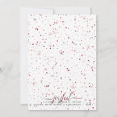 CARTE DE VOEUX JOYEUSE + Typographie de couleur as (Dos)