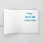 Carte de voeux Joyeuses fêtes (Intérieur)