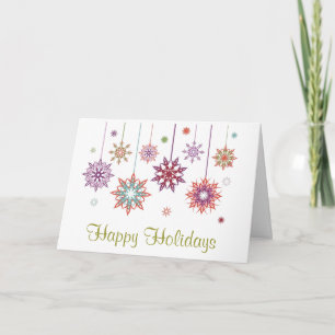 Carte de voeux Joyeuses fêtes