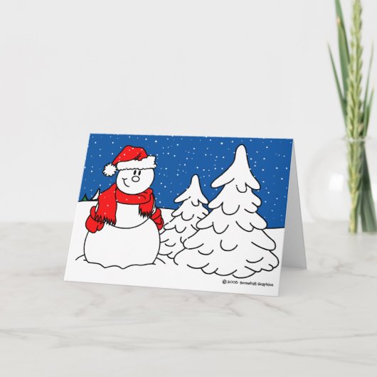 Carte de voeux Joyeuses fêtes (Devant)