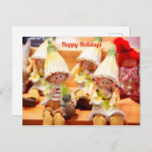 Carte de vœux Joyeuses Fêtes (Devant / Derrière)