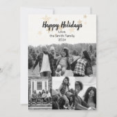 Carte de voeux Joyeuses fêtes (Devant)