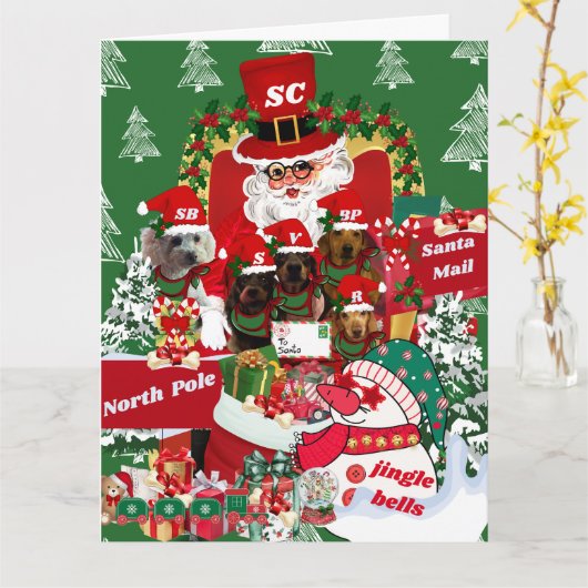 Carte de voeux Joyeuses fêtes (Fleur jaune)