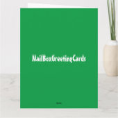 Carte de voeux Joyeuses fêtes (Dos)