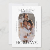 Carte de voeux Joyeuses Fêtes écriture moderne min (Devant)