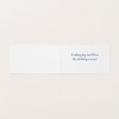 Carte de vœux Joyeuses Fêtes Ombres d'Hiver (Inside Unfolded)