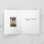 Carte de vœux "Joyeuses Pâques" (Intérieur)