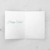 Carte de vœux Joyeuses Pâques (Intérieur)