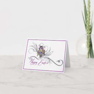 Carte de vœux Joyeuses Pâques