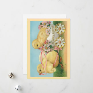 Carte de vœux Joyeuses Pâques