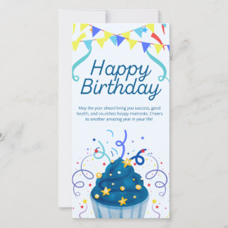 Carte de vœux Joyeux Anniversaire – Célébration fe