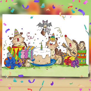 Carte de vœux JOYEUX ANNIVERSAIRE de Nicole Janes