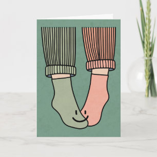 Carte de voeux Joyeux Anniversaire pour le couple