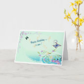 Carte de voeux Joyeux anniversaire pour vous (Fleur jaune)