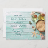 Carte de vœux Joyeux Anniversaire Spa Moments Pais (Devant)