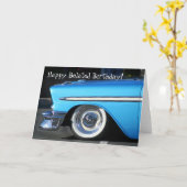 Carte de voeux Joyeux Anniversaire Vintage (Fleur jaune)