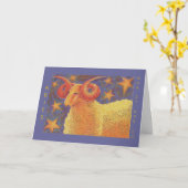 Carte de voeux 'Joyeux anniversaire' Zodiac Aries (Fleur jaune)