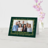 Carte de voeux Joyeux Cadre FOIL Affaires (Orchidée)