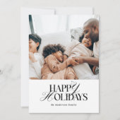 Carte de Vœux Joyeux | Carte de Fêtes Moderne avec (Devant)