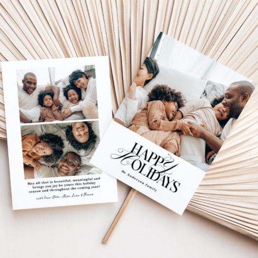 Carte de Vœux Joyeux | Carte de Fêtes Moderne avec