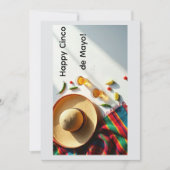 Carte de vœux Joyeux Cinco de Mayo (Devant)