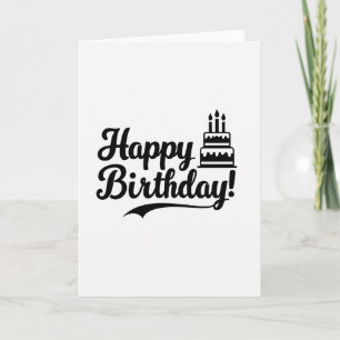 Carte de vœux Joyeux Gâteau