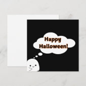 Carte de vœux "Joyeux Halloween!" (Devant / Derrière)