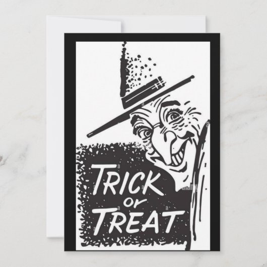 Carte de vœux joyeux Halloween (Devant)