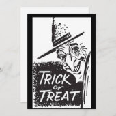 Carte de vœux joyeux Halloween (Devant / Derrière)