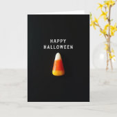 Carte de vœux Joyeux Halloween (Fleur jaune)