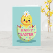 Carte de vœux Joyeux Jour d'Éclosion (Fleur jaune)