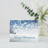 Carte de vœux Joyeux Noël (Debout devant)