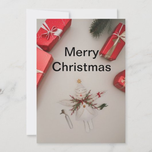 Carte de vœux Joyeux Noël (Devant)