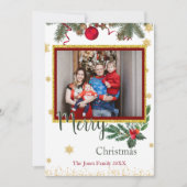 Carte de voeux Joyeux Noël (Devant)