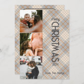 Carte de voeux Joyeux Noël (Devant / Derrière)