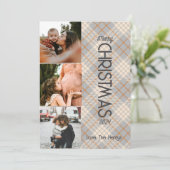 Carte de voeux Joyeux Noël (Debout devant)