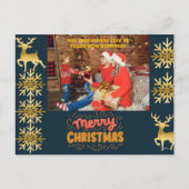 Carte de vœux Joyeux Noël (Dos)