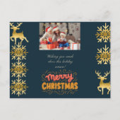 Carte de vœux Joyeux Noël (Devant)