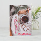 Carte de voeux Joyeux Noël (Debout devant)