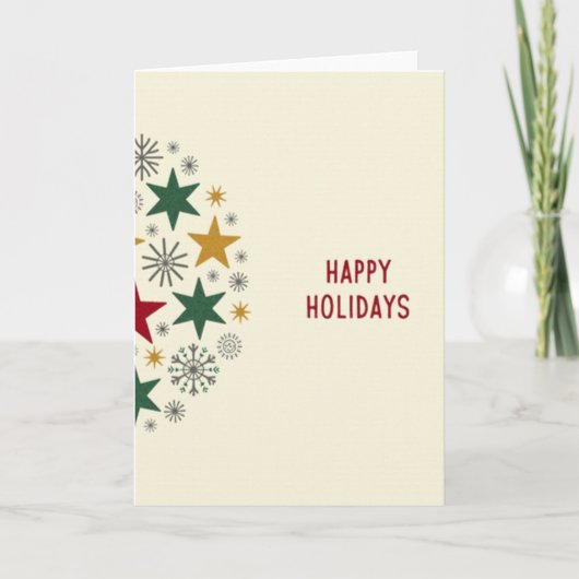 Carte de Vœux Joyeux Noël (Devant)