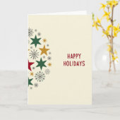 Carte de Vœux Joyeux Noël (Fleur jaune)