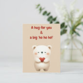 Carte de vœux joyeux Noël (Debout devant)