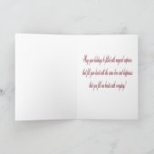 Carte de voeux Joyeux Noël à la fille (Intérieur)