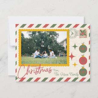 Carte de vœux "Joyeux Noël" avec photo 1 du Pôle N