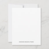 Carte de voeux Joyeux Noël blanc (Dos)