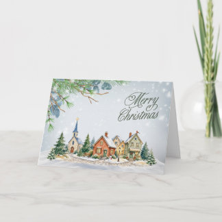 Carte de vœux joyeux Noël de Christmas Town