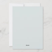 Carte de vœux Joyeux Noël en noir et blanc Script (Dos)