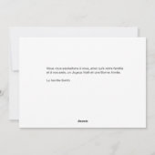 Carte de Voeux Joyeux Noël et Bonne Année (Dos)